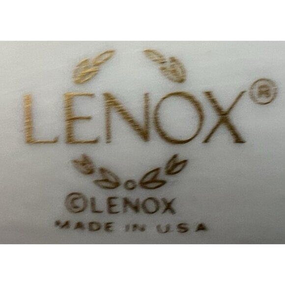 Lenox "The Wedding Promises" Bridal Plate Made In USA With Intricate Floral Desi - Picture 4 of 4